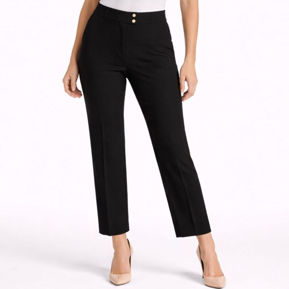 Marc New York High Waisted Pants Black 10 Petite